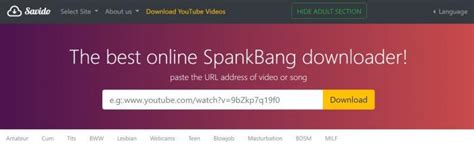 descargar videos de spankbang|Mejor descargador de SpankBang